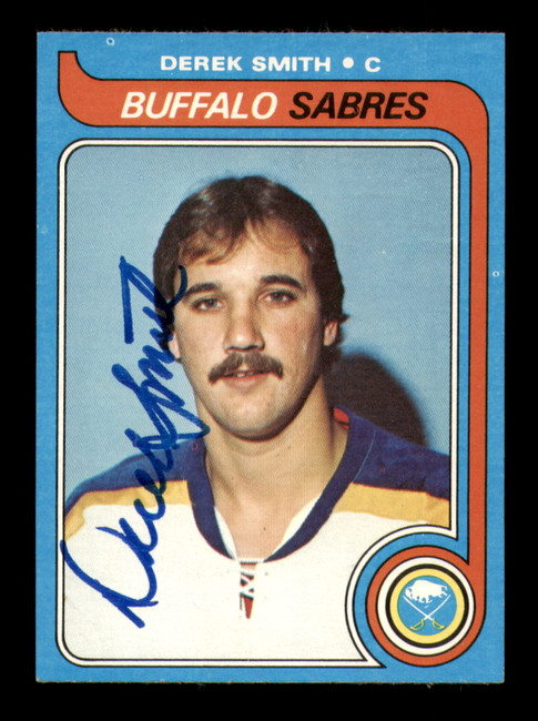 Derek Smith Autographed 1979-80 Topps Card #89 Buffalo Sabres SKU #251299