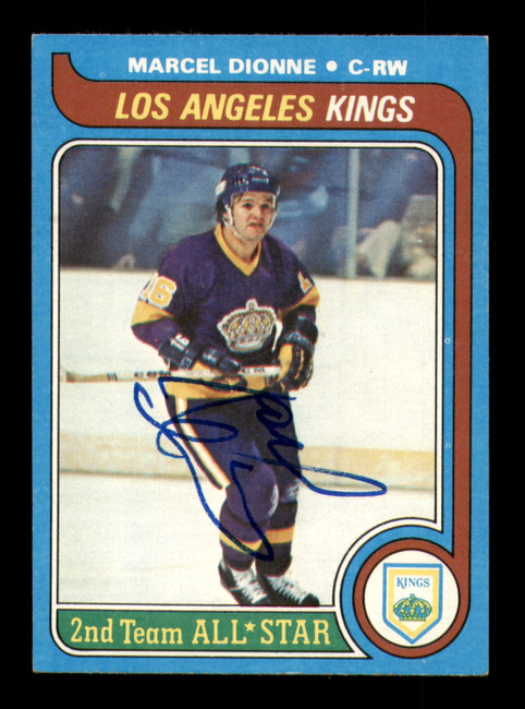 Marcel Dionne Autographed 1979-80 Topps Card #160 Los Angeles Kings SKU #251327