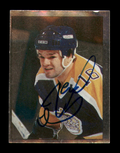 Marcel Dionne Autographed 1983-84 Topps Stickers Card #1 Los Angeles Kings SKU #251467