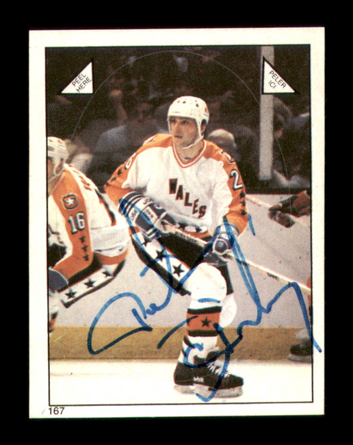 Peter Stastny Autographed 1983-84 O-Pee-Chee Stickers Card #167 Quebec Nordiques SKU #251522
