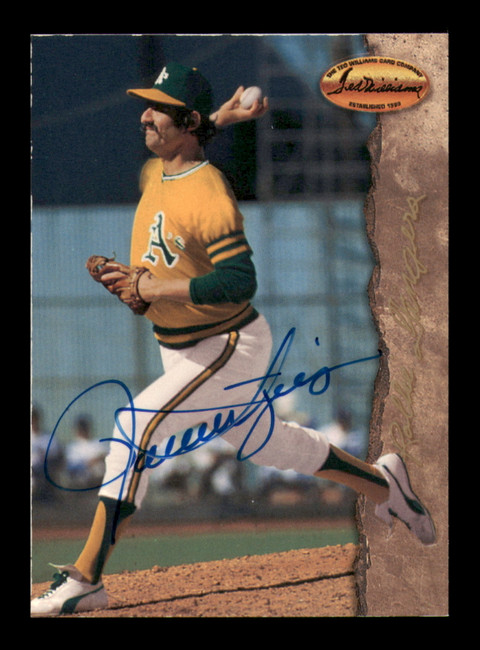 Rollie Fingers Autographed 1994 Ted Williams Card #66 Oakland A's SKU #251088