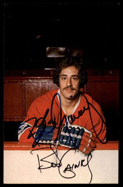 Bob Gainey Autographed 3.5x5.5 Photo Montreal Canadiens SKU #252061
