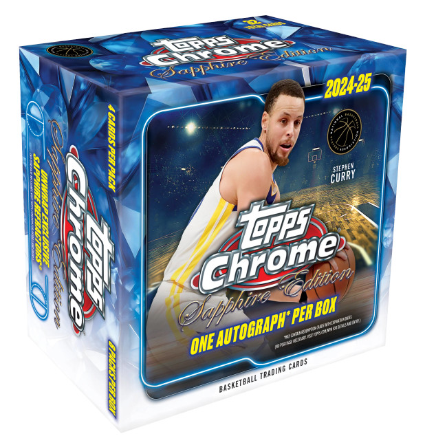 2024/25 Topps Chrome Basketball Sapphire Edition Box Stock #252360