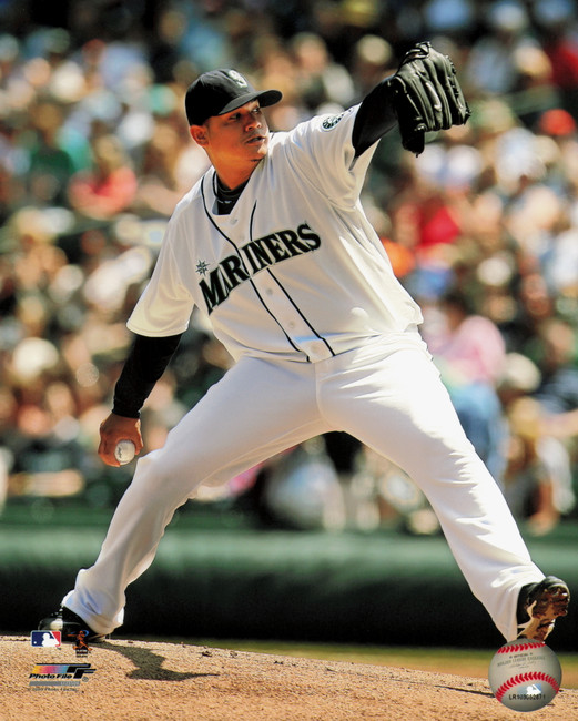 Unsigned Felix Hernandez 8x10 Photo #4 (Autograph Ticket Required)