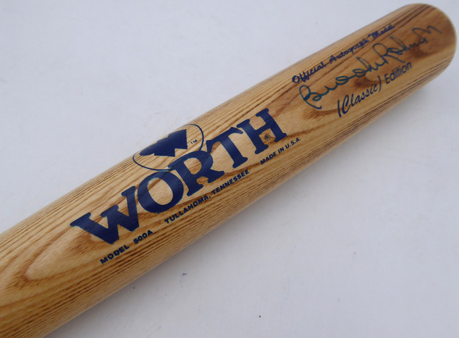 Brooks Robinson Autographed Worth Bat Baltimore Orioles PSA/DNA #T44163