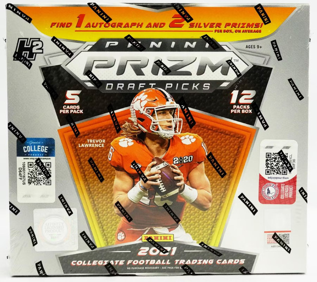2021 Panini Prizm Football Draft Picks H2 Box Stock #253509