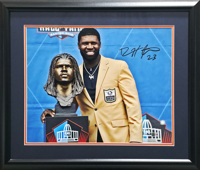 Devin Hester Autographed Framed 16x20 Photo Chicago Bears HOF Ceremony Beckett BAS QR Stock #253604 Devin Hester Autographed Framed 16x20 Photo Chicago Bears HOF Ceremony Beckett BAS QR Stock #253604