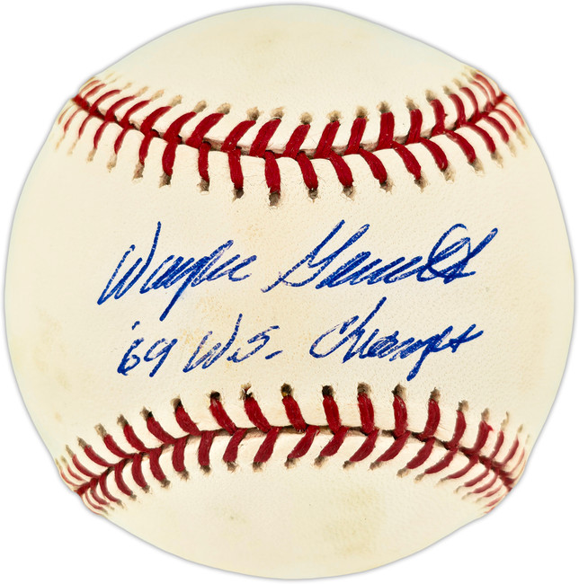 Wayne Garrett Autographed Official MLB Baseball New York Mets "69 W.S. Champs" JSA #CB77813