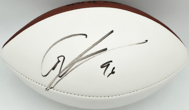 Cortez Kennedy Autographed Official NFL White Panel Football Seattle Seahawks MCS Holo #63614 Cortez Kennedy Autographed Official NFL White Panel Football Seattle Seahawks MCS Holo #63614