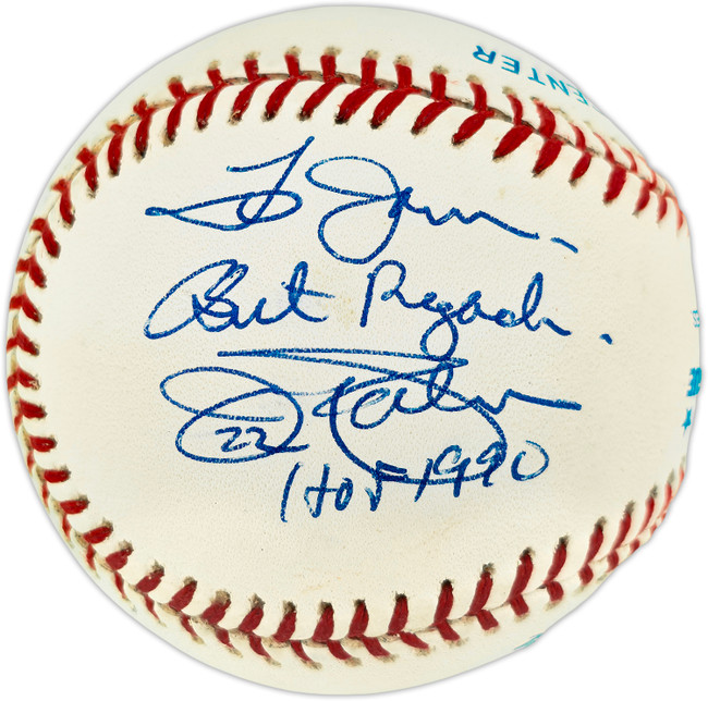 Jim Palmer Autographed Official AL Baseball Baltimore Orioles "To Jim HOF 1990" Beckett BAS QR #BU86829