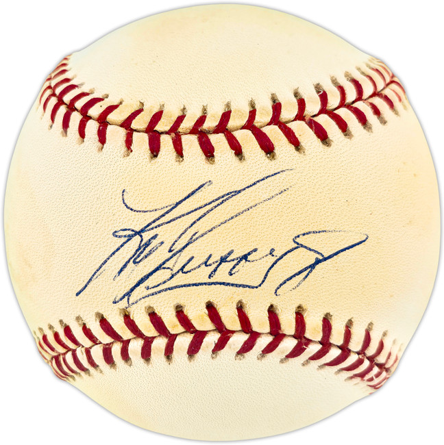 Ken Griffey Jr. Autographed Official AL Baseball Seattle Mariners Beckett BAS QR #BU86743