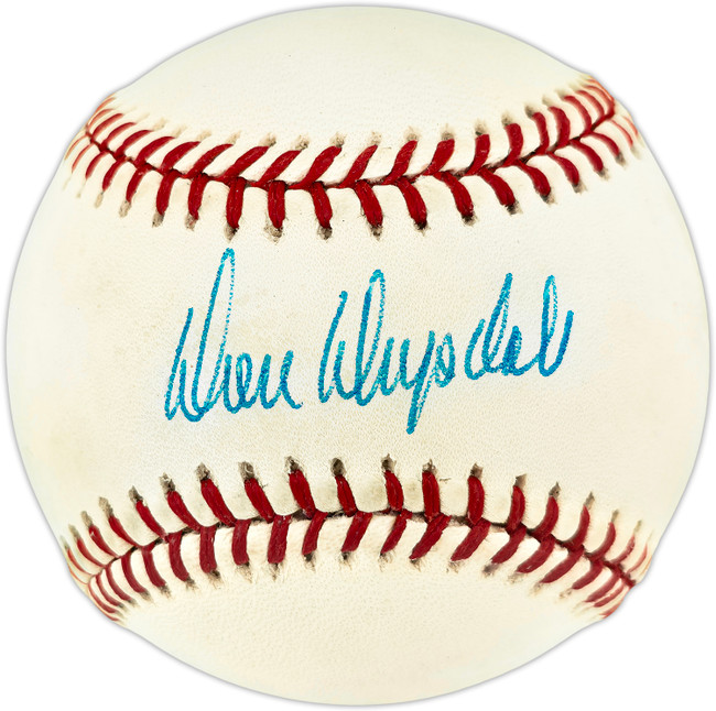 Don Drysdale Autographed Official NL Baseball Los Angeles Dodgers Beckett BAS QR #BU87240