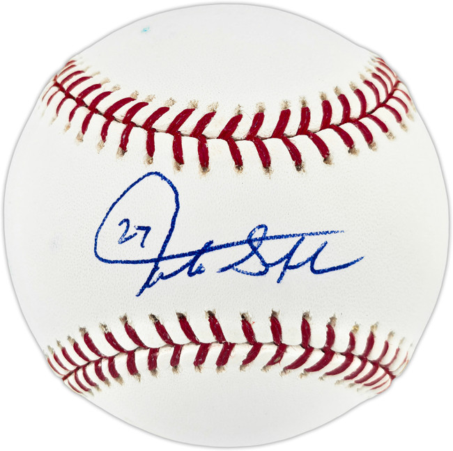 Giancarlo Stanton Autographed Official MLB Baseball New York Yankees Beckett BAS QR #BU87166