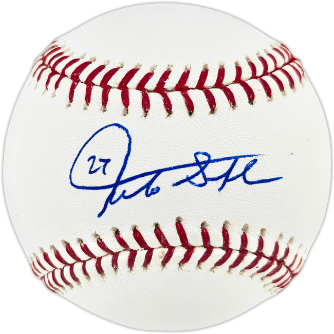 Giancarlo Stanton Autographed Official MLB Baseball New York Yankees Beckett BAS QR #BU87169
