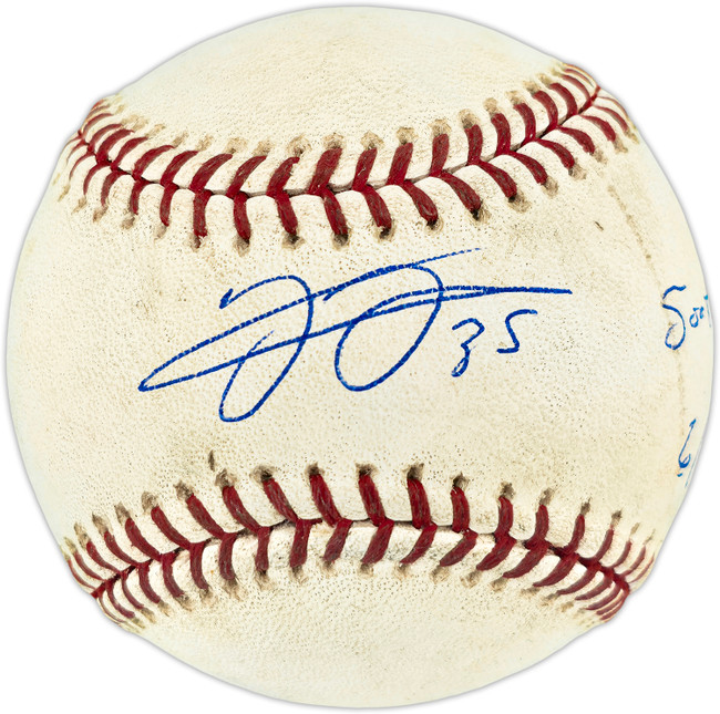 Frank Thomas Autographed Official Game Used 500th Home Run Game Baseball Toronto Blue Jays "500th HR Game 6/28/07" Beckett BAS QR #BU86775