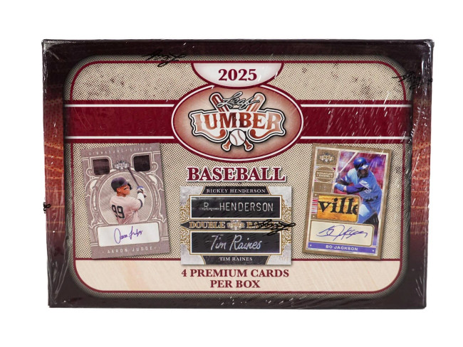 2025 Leaf Lumber Baseball Hobby Box Stock #256940