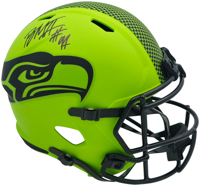 Byron Murphy II Autographed Seattle Seahawks Rave Green Full Size Speed Replica Helmet MCS Holo Stock #256948