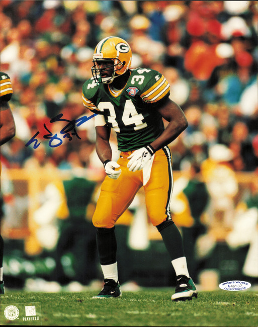 Edgar Bennett Autographed 8x10 Photo Green Bay Packers SKU #257263