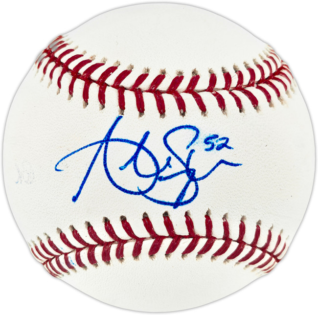 Adrian Sampson Autographed Official MLB Baseball Texas Rangers (Smudged) SKU #257505