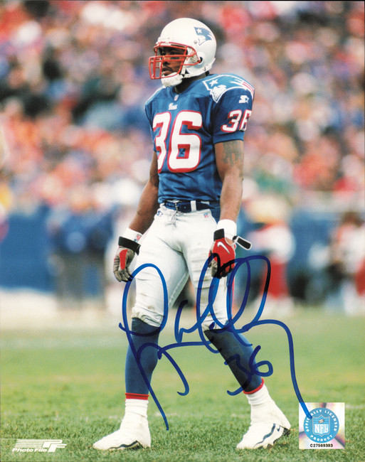 Lawyer Milloy Autographed 8x10 Photo New England Patriots SKU #257359