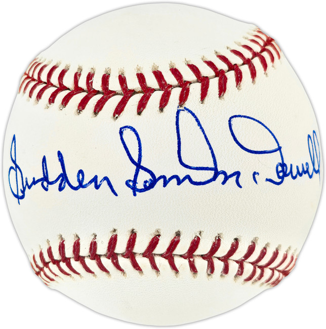 Sudden Sam McDowell Autographed Official MLB Baseball Cleveland Indians JSA #FF27103