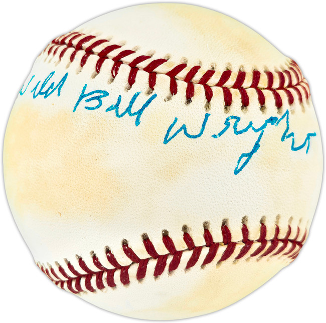 Wild Bill Wright Autographed Official NL Baseball Nergo Leagues JSA #G05563