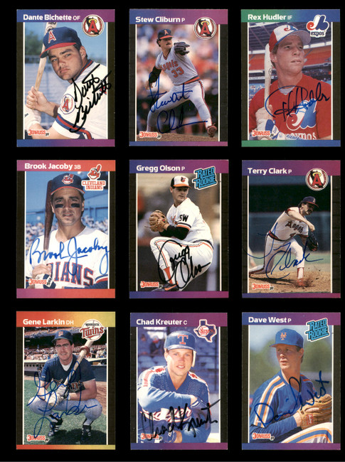 1989-96 Baseball Autographed Cards (99 Count Lot) SKU #257854