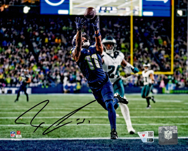 Jaxon Smith-Njigba Autographed 8x10 Photo Seattle Seahawks Game Winner Fanatics Holo Stock #257927