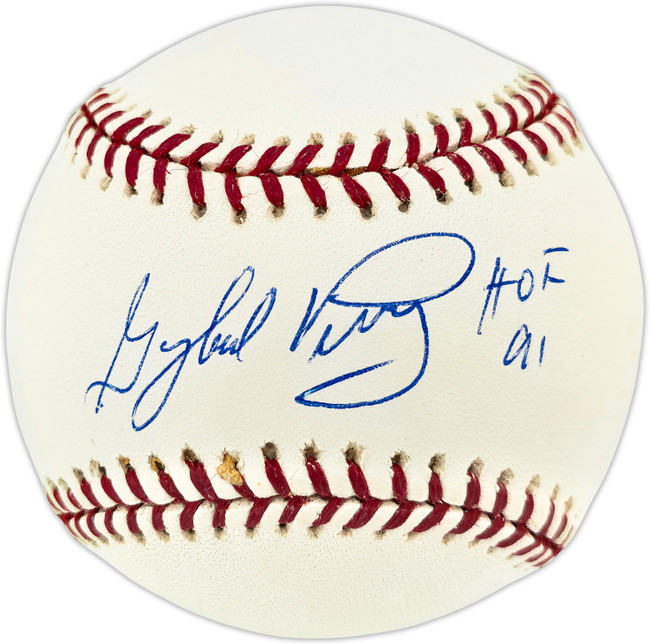 Gaylord Perry Autographed Official MLB Baseball San Francisco Giants "HOF 91" TriStar Holo #3092199