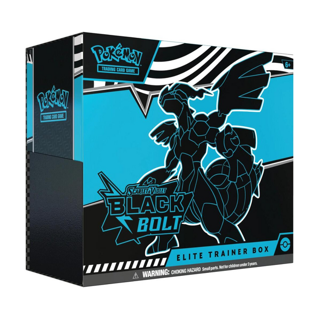 Pokemon Scarlet & Violet Black Bolt Elite Trainer Box Stock #258222