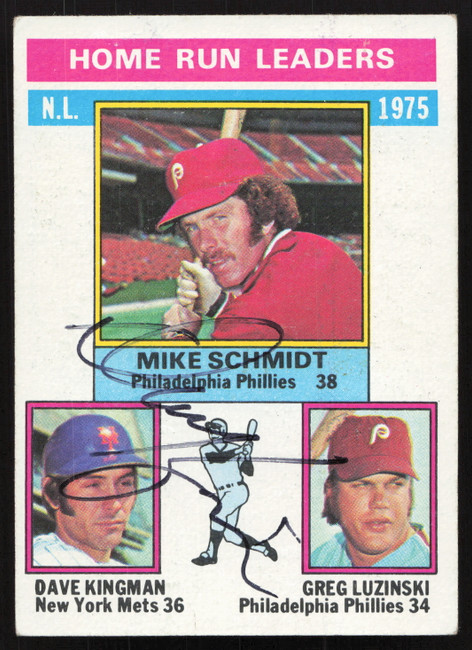 Dave Kingman Autographed 1976 Topps Card #193 New York Mets SKU #258581