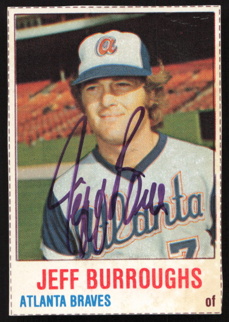 Jeff Burroughs Autographed 1978 Hostess Card #61 Atlanta Braves SKU #258744