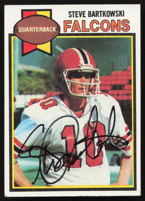 Steve Bartkowski Autographed 1979 Topps Card #71 Atlanta Falcons SKU #259194