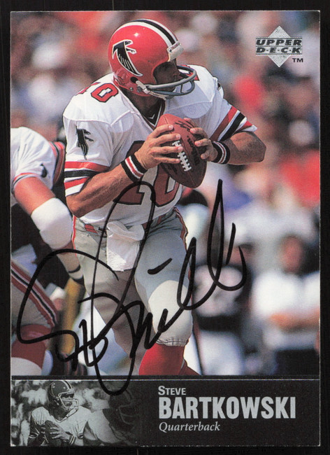 Steve Bartkowski Autographed 1997 Upper Deck Legends Card #77 Atlanta Falcons SKU #259432