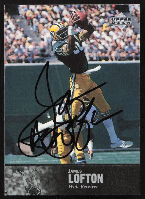 James Lofton Autographed 1997 Upper Deck Legends Card #131 Green Bay Packers SKU #259434