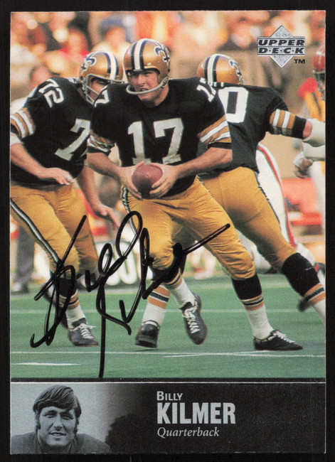 Billy Kilmer Autographed 1997 Upper Deck Legends Card #126 Washington Redskins SKU #259436