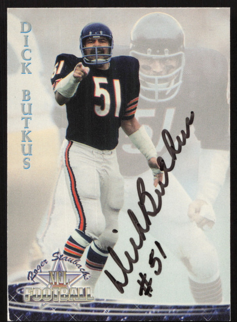 Dick Butkus Autographed 1994 Ted Williams Card #9 Chicago Bears SKU #259459
