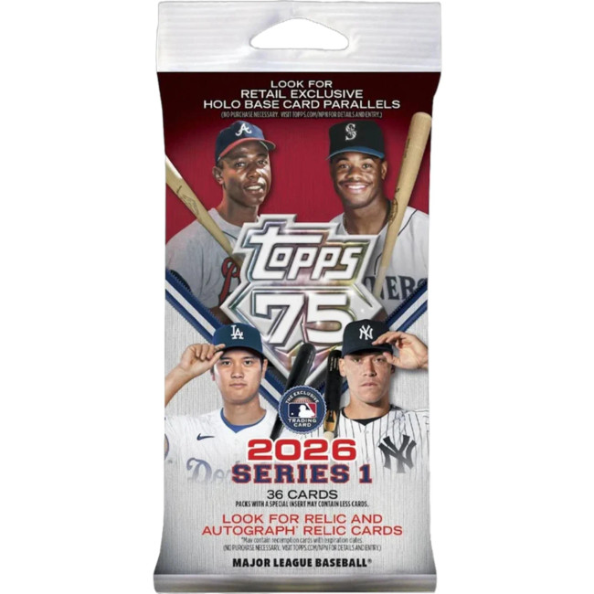 2026 Topps Series 1 Baseball Fat Pack Stock #259976