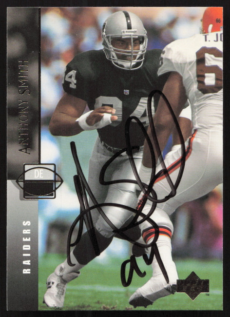 Anthony Smith Autographed 1994 Upper Deck Card #254 Los Angeles Raiders SKU #260252