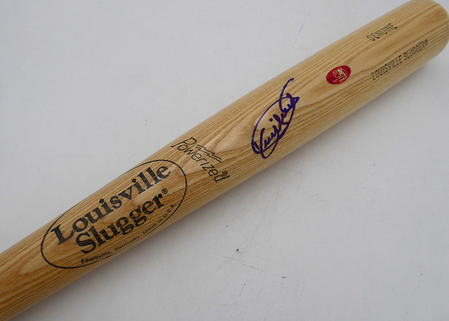 Kirby Puckett Autographed Louisville Slugger Bat Minnesota Twins Beckett BAS QR #AE49004