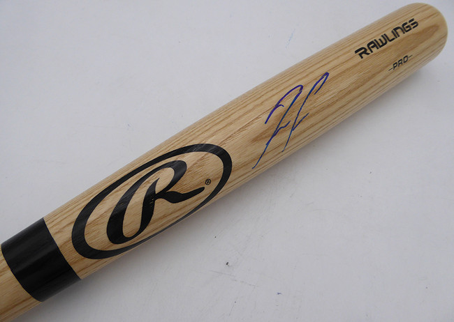 Ronald Acuna Jr. Autographed Louisville Slugger Pro Stock Bat Atlanta Braves Beckett BAS #Y10028