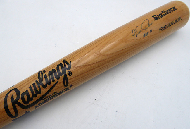 Fergie Jenkins Autographed Rawlings Adirondack Bat Chicago Cubs "HOF 91" Beckett BAS QR #BV12117