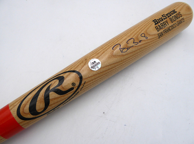 Barry Bonds Autographed Rawlings Adirondack Bat San Francisco Giants Beckett BAS QR #BW06402