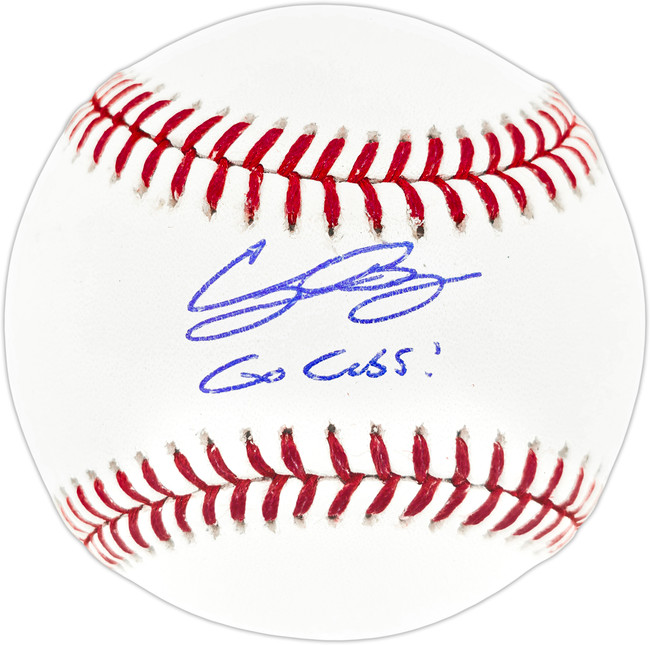 Cody Bellinger Autographed Official MLB Baseball Chicago Cubs "Go Cubs!" Fanatics & MLB Holo Stock #262511