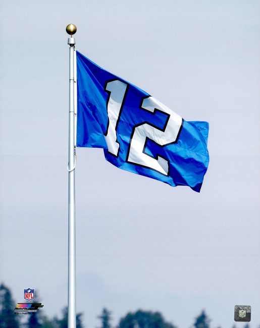 Seattle Seahawks 12th Man Flag - 16x20 Photo (Autograph Ticket Required)