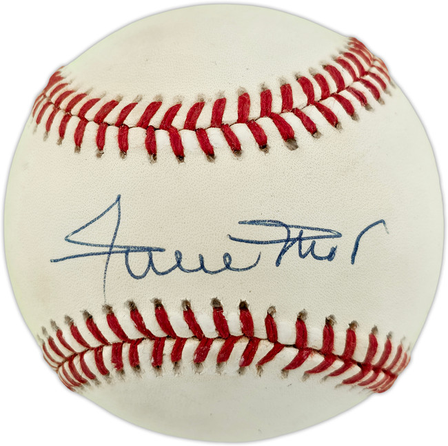 Willie Mays Autographed Official NL Baseball San Francisco Giants Beckett BAS #AE85533