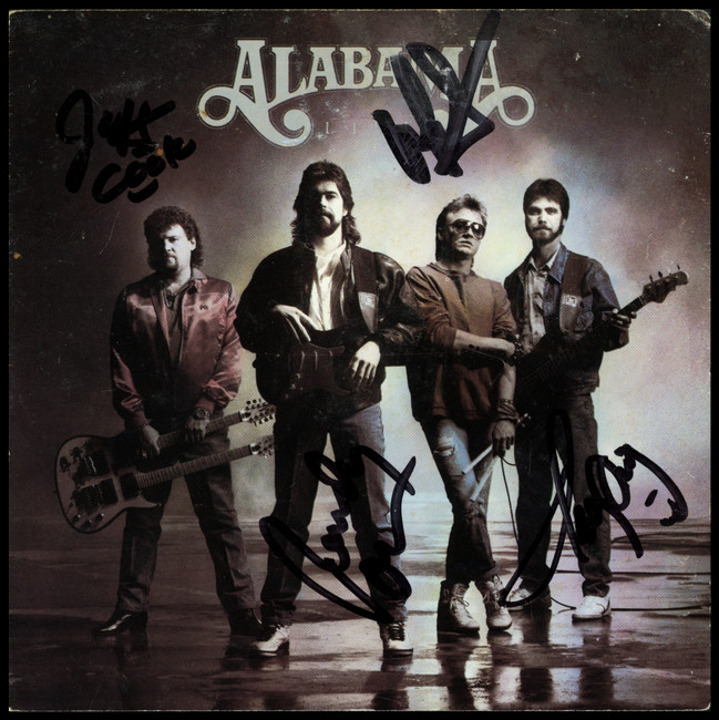 Alabama Autographed CD Booklet LIVE SKU #263516