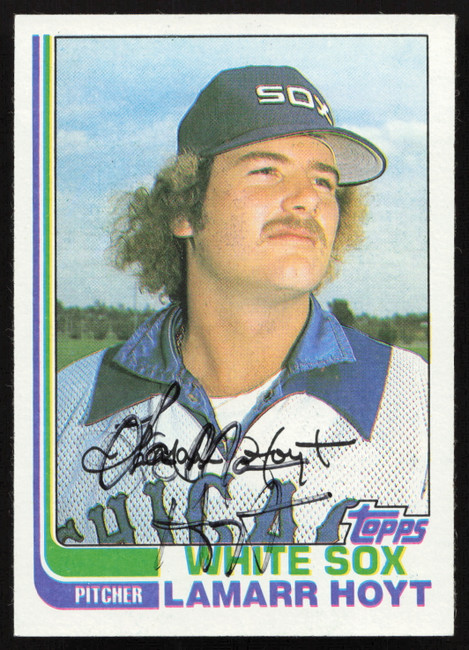 Lamar Hoyt Autographed 1982 Topps Card #428 Chicago White Sox SKU #264808