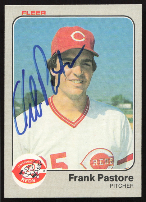 Frank Pastore Autographed 1983 Fleer Card #599 Cincinnati Reds SKU #263802