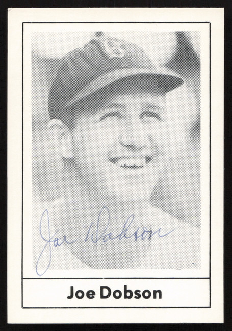 Joe Dobson Autographed 1978 Grand Slam Card #78 Boston Red Sox SKU #264496